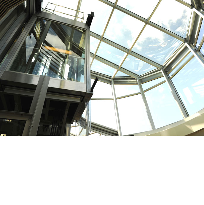 Glasdecke Aufzug